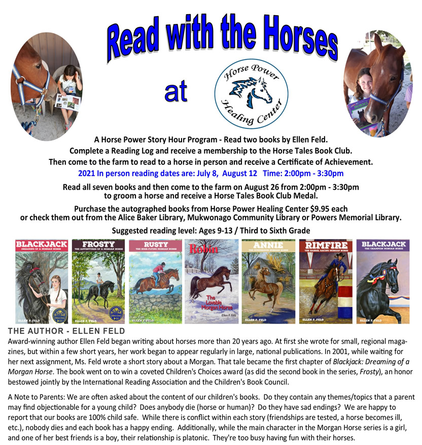 Horse power Story Hour read with Horses