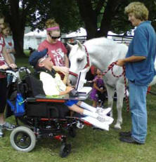 HPHC horses at special needs camp